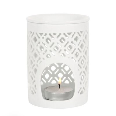 Lattice Pattern - Ceramic Wax Melt Burner